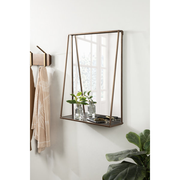Latitude Run® Modern & Contemporary Accent Mirror with Shelf & Reviews